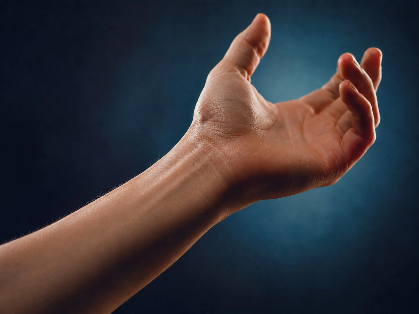 Muñeca y mano en movimiento natural y relajado tras la recuperación de una artroscopia, reflejando movilidad completa y sin dolor